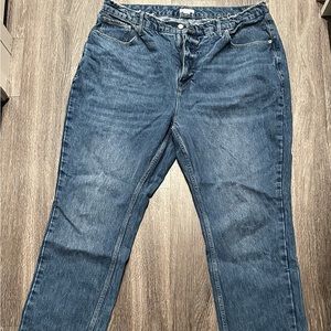 Good American 90s Icon Straight Leg Denim  Size 18